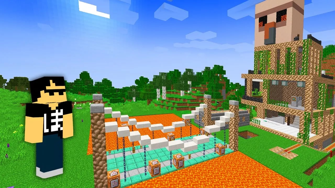 【マイクラ】最強セキュリティハウス VS 泥棒ぼんじゅうる image