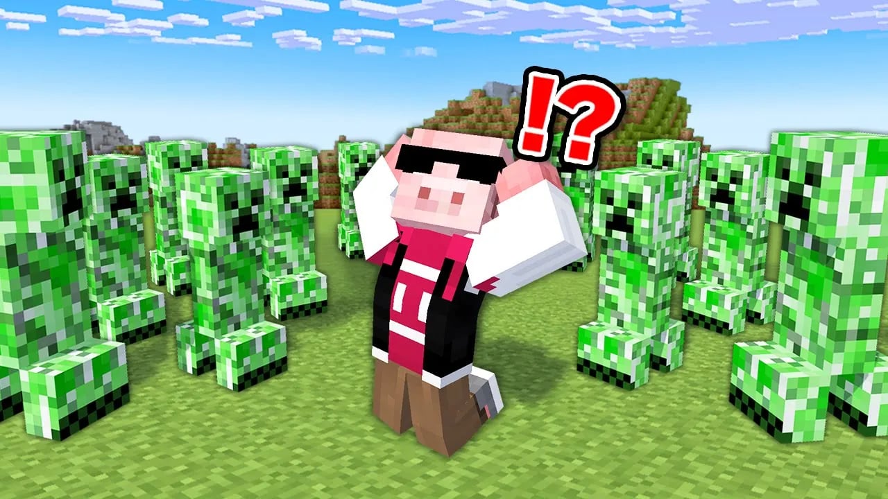 【マイクラ鬼畜】危険に囲まれる世界でエンドラ討伐！ image