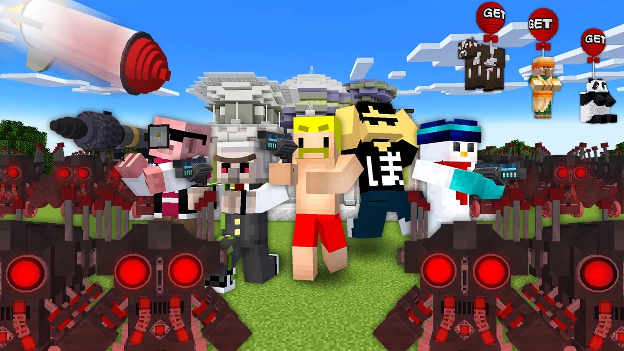 【マイクラ】最強のドズル社シェルター VS 巨大ミサイル！ image