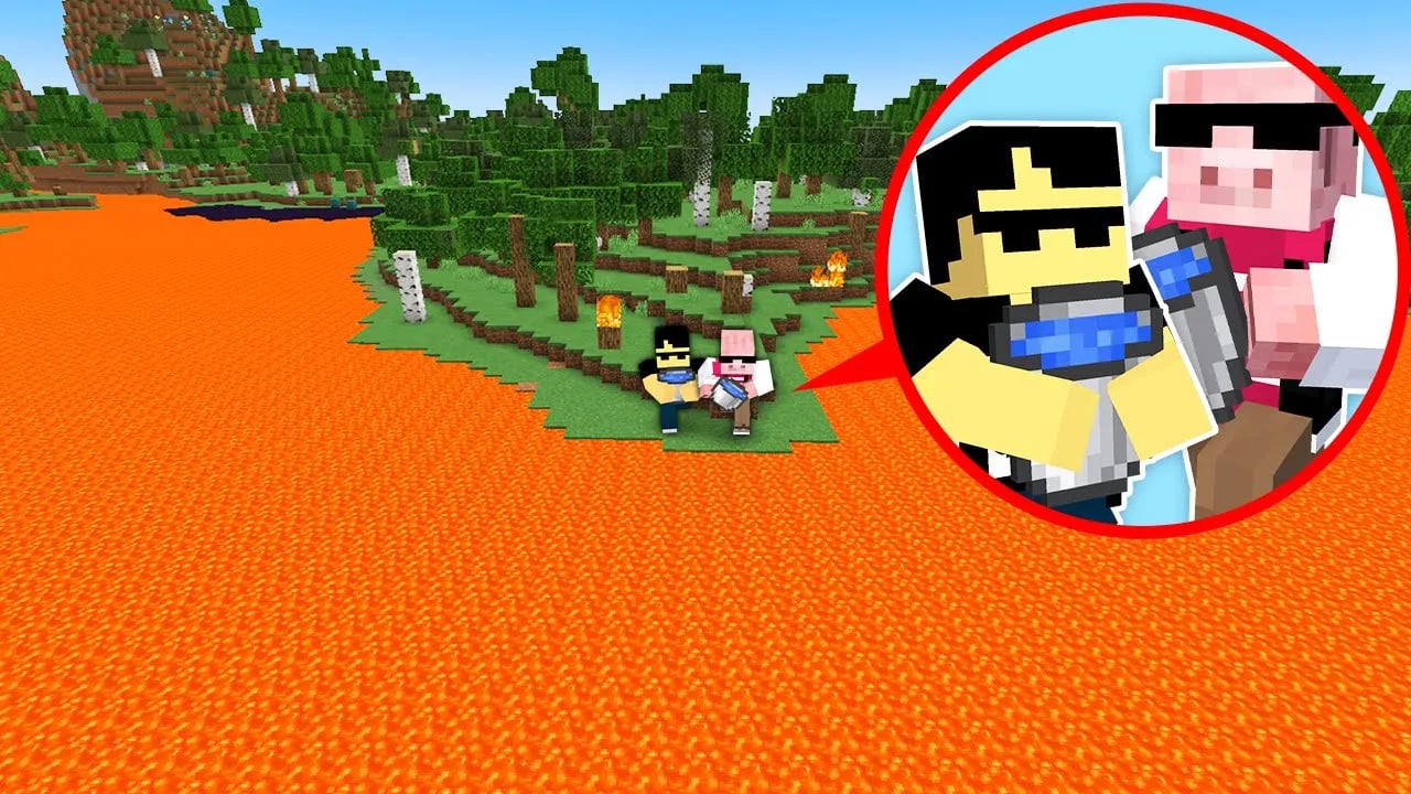 【マイクラ】マグマに覆われた世界でエンドラ討伐！ image