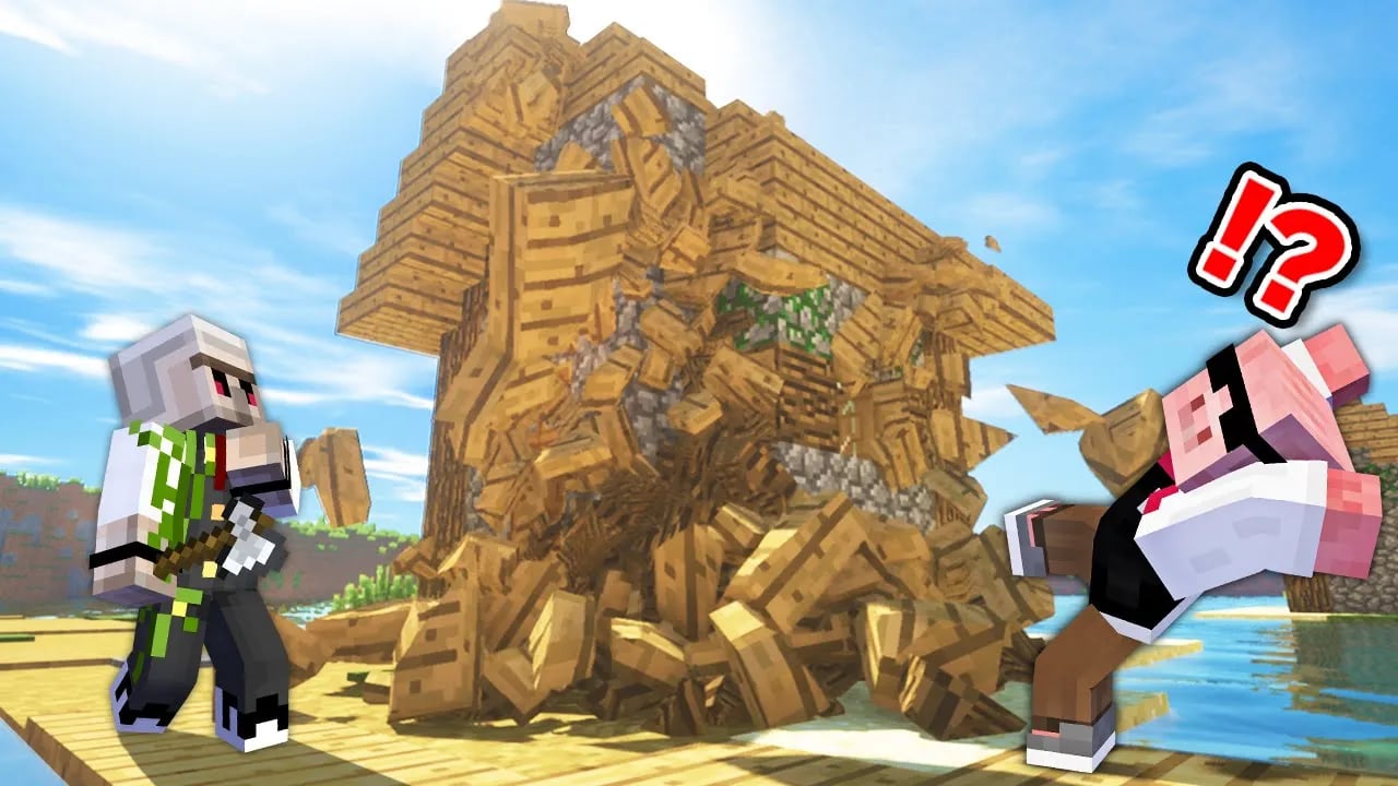 【マイクラ鬼畜】超リアルな世界でエンドラ討伐！ image
