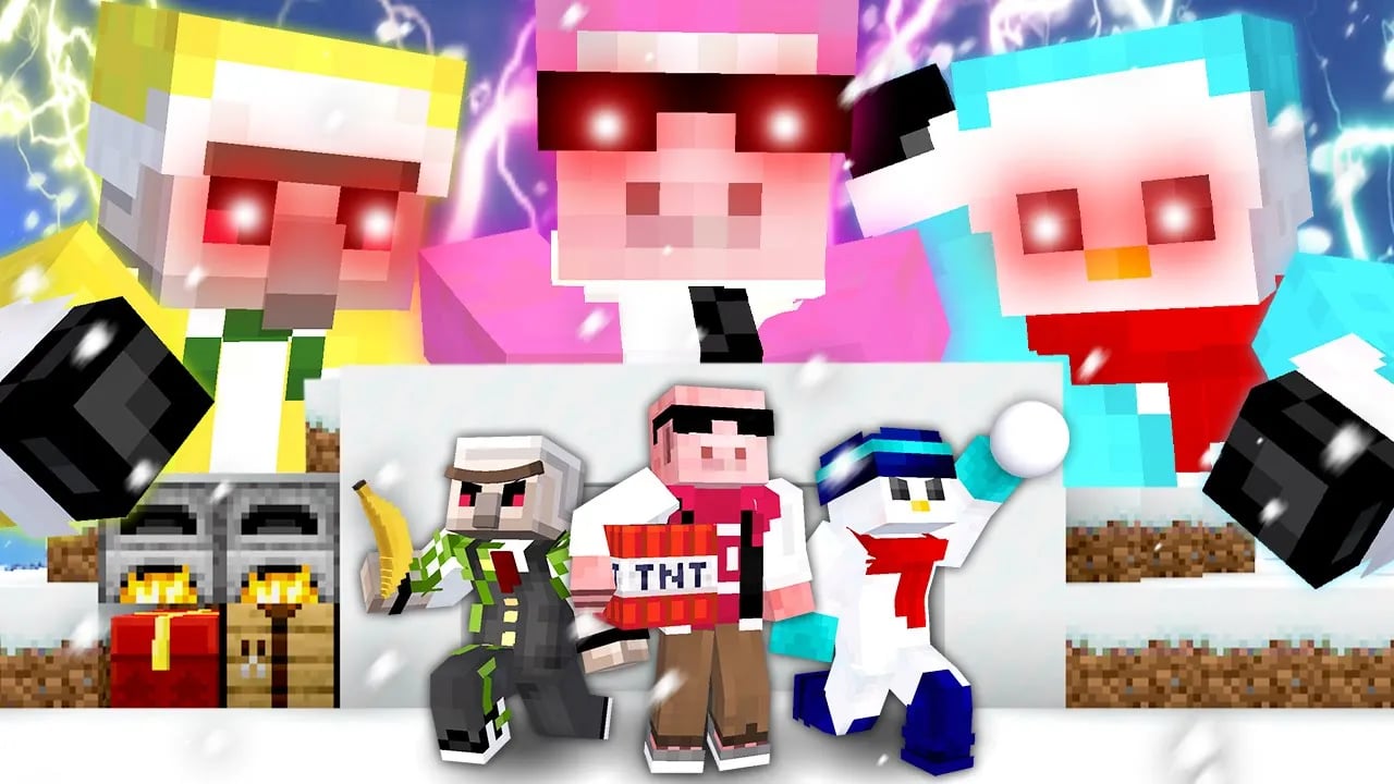 【マイクラ】ドズル社サンタが襲ってくる世界でエンドラ討伐！ image