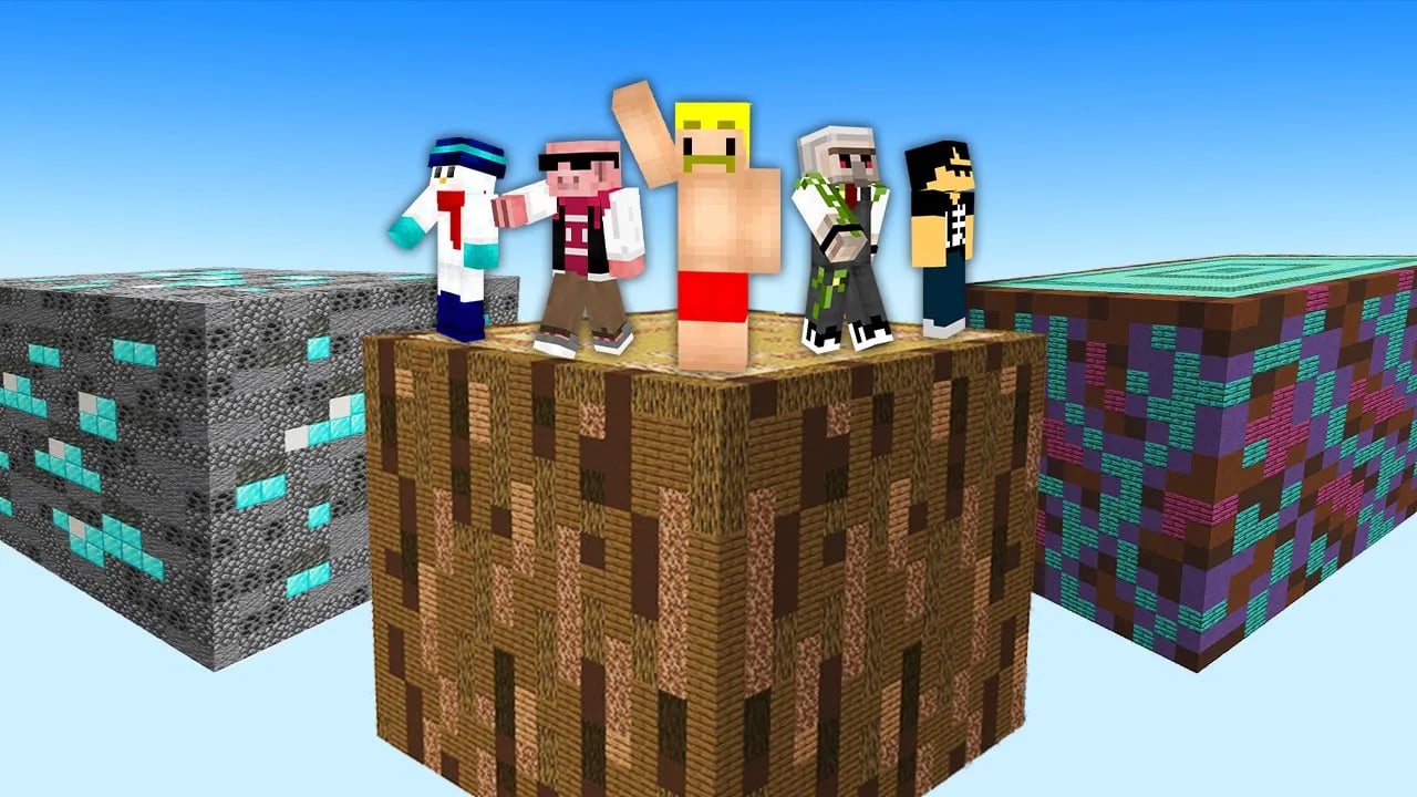 【マイクラ】巨大なブロックの世界でサバイバル！ image