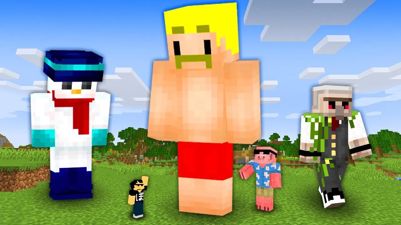 【マイクラ】大きさがバラバラの世界でサバイバル！ image
