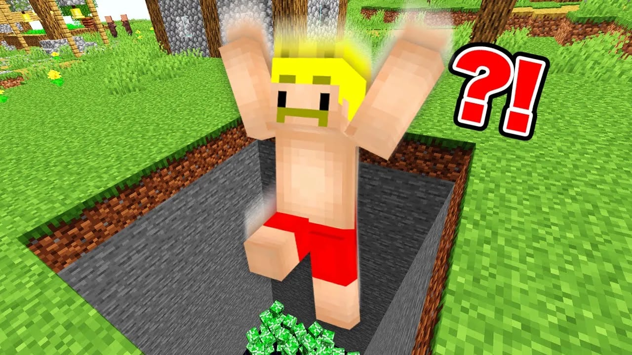 【マイクラ】落とし穴が出現する世界でサバイバル！ image