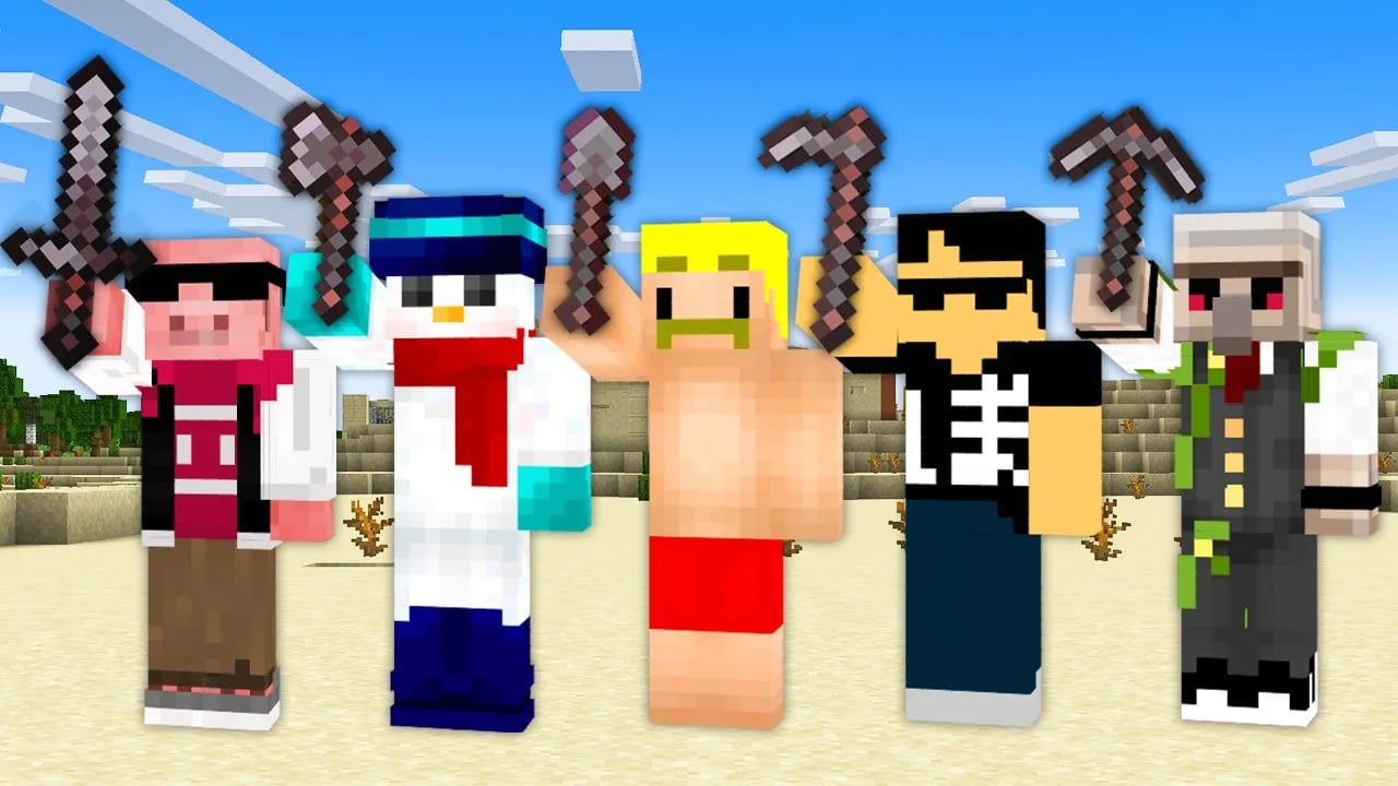 【マイクラ】ひとり１つしかツールが使えない世界で協力サバイバル！ image