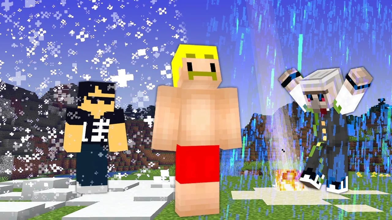 【マイクラ】異常気象がおそってくる世界でサバイバル！ image