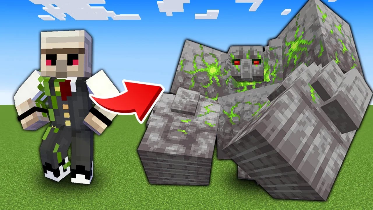 【マイクラ】進化するMOBに変身できる世界でサバイバル！ image