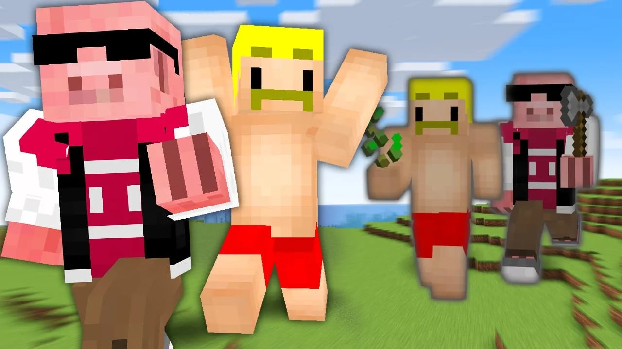 【マイクラ】ドッペルゲンガーが襲ってくる世界でサバイバル image