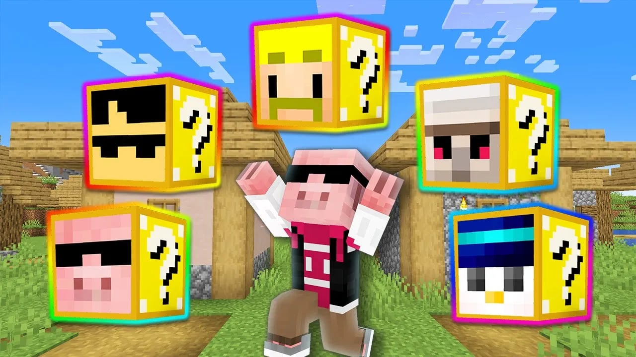 【マイクラ鬼畜】ドズル社ラッキーブロックがある世界でエンドラ討伐！！ image