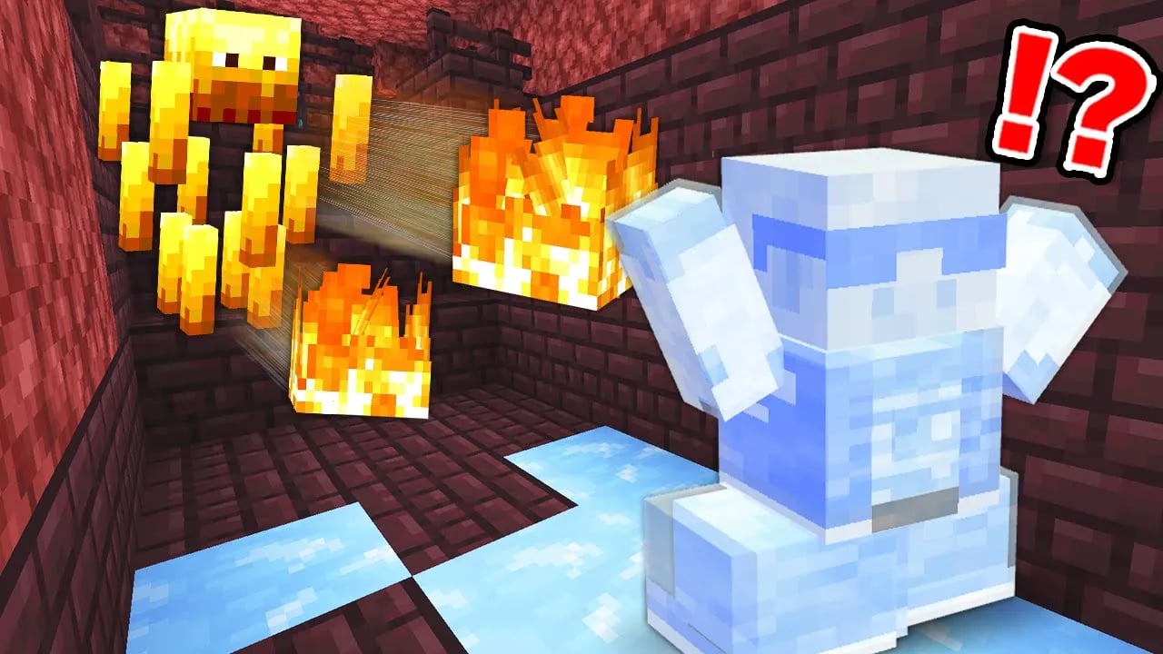 【マイクラ】氷になった世界でエンドラ討伐！ image