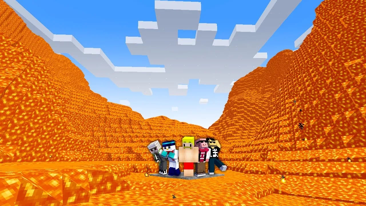 【マイクラ】地上がマグマになった世界でサバイバル！ image