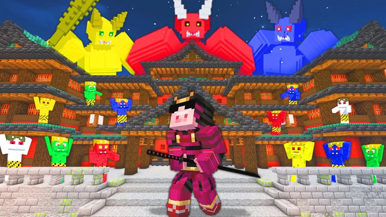 【マイクラ鬼畜】鬼1000体討伐するまで終われません！ image