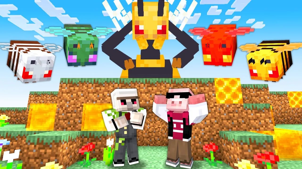 【マイクラ鬼畜】ハチが襲ってくる世界でエンドラ討伐！ image