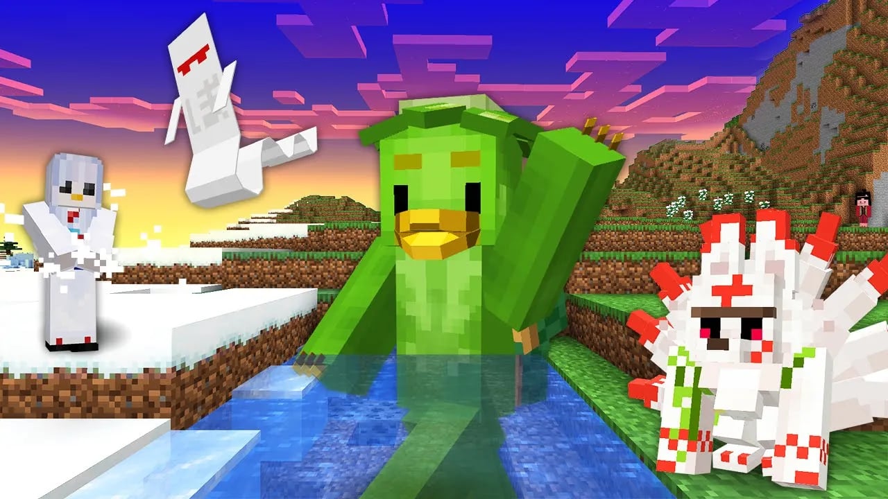 【マイクラ】妖怪になった世界でエンドラ討伐！ image