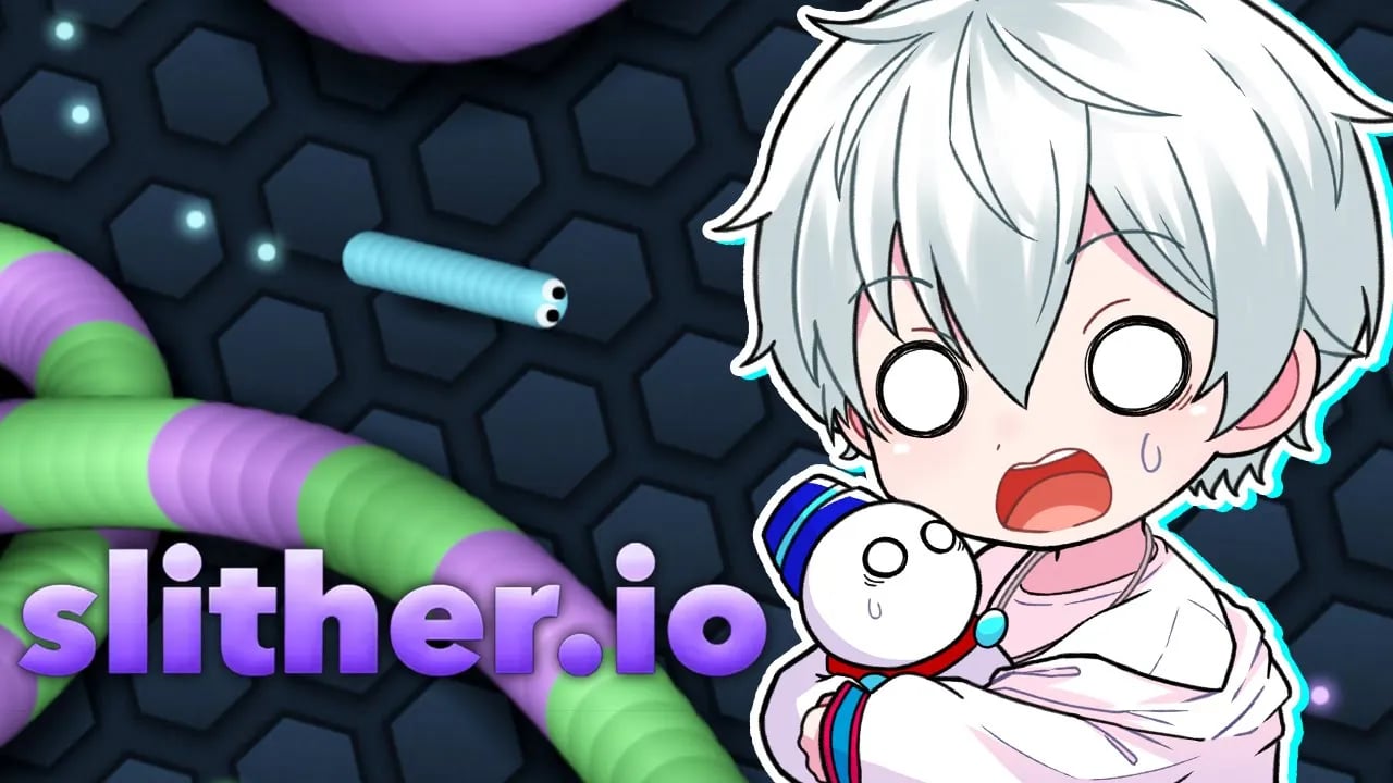 【Slither.io】視聴者参加型！一位になるのは俺だぁぁぁぁ！！！【おらふくん】 image