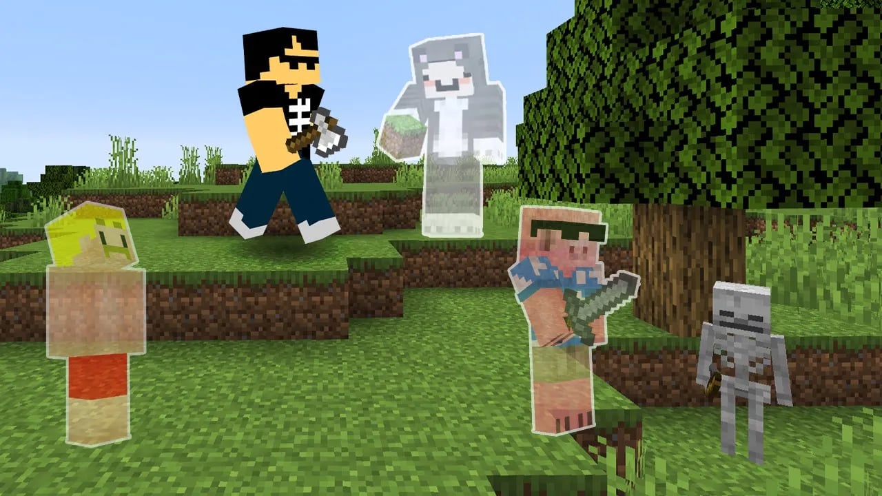 【マイクラ】透明人間が全力サポートするエンドラ討伐！どこまでバレずにできるのか？！ image
