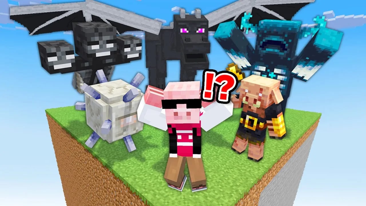 【マイクラ鬼畜】コンパクトな世界で5大ボス討伐！ image