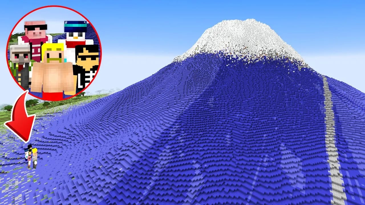 【マイクラ】富士山登頂するまで終われません！ image