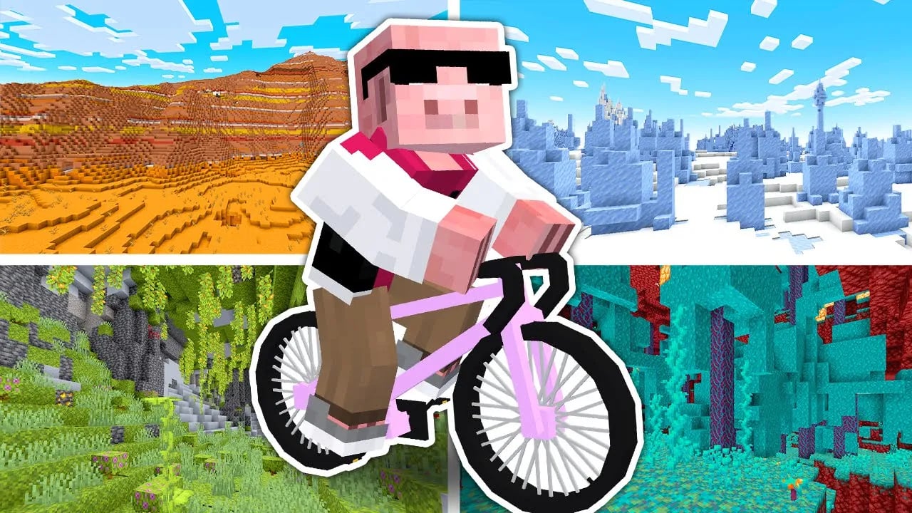 【マイクラ】全バイオーム見つけるまで終われません！ image