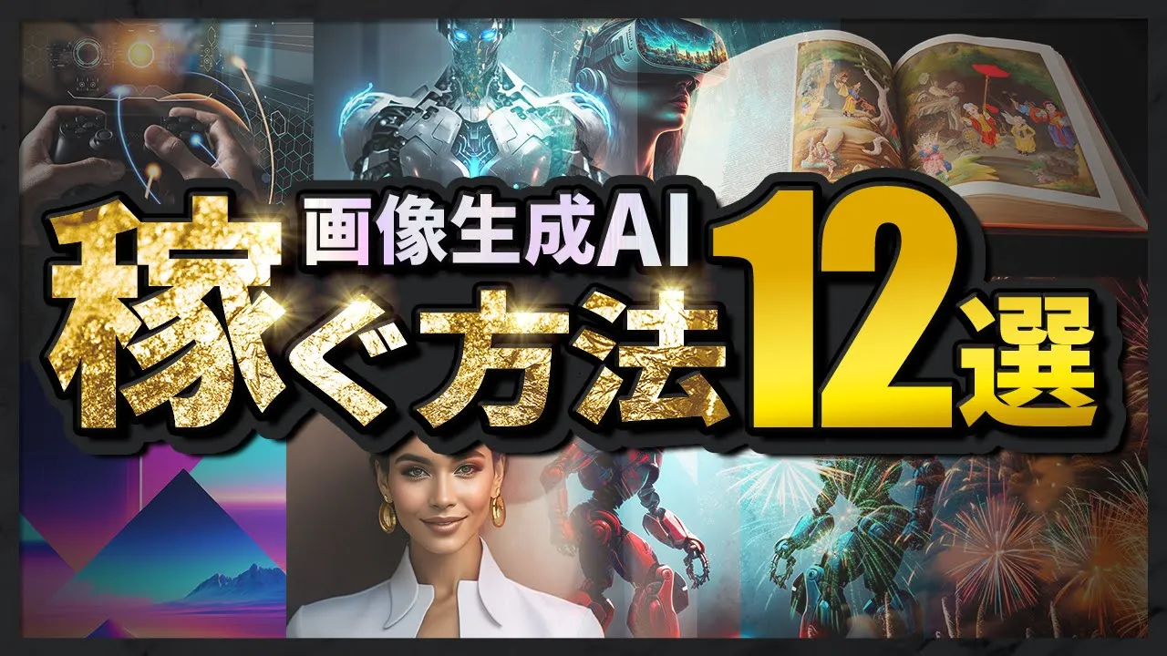 【総まとめ】AIが自動生成する画像を使って副業で稼ぐ方法１２選【事例付き】 image